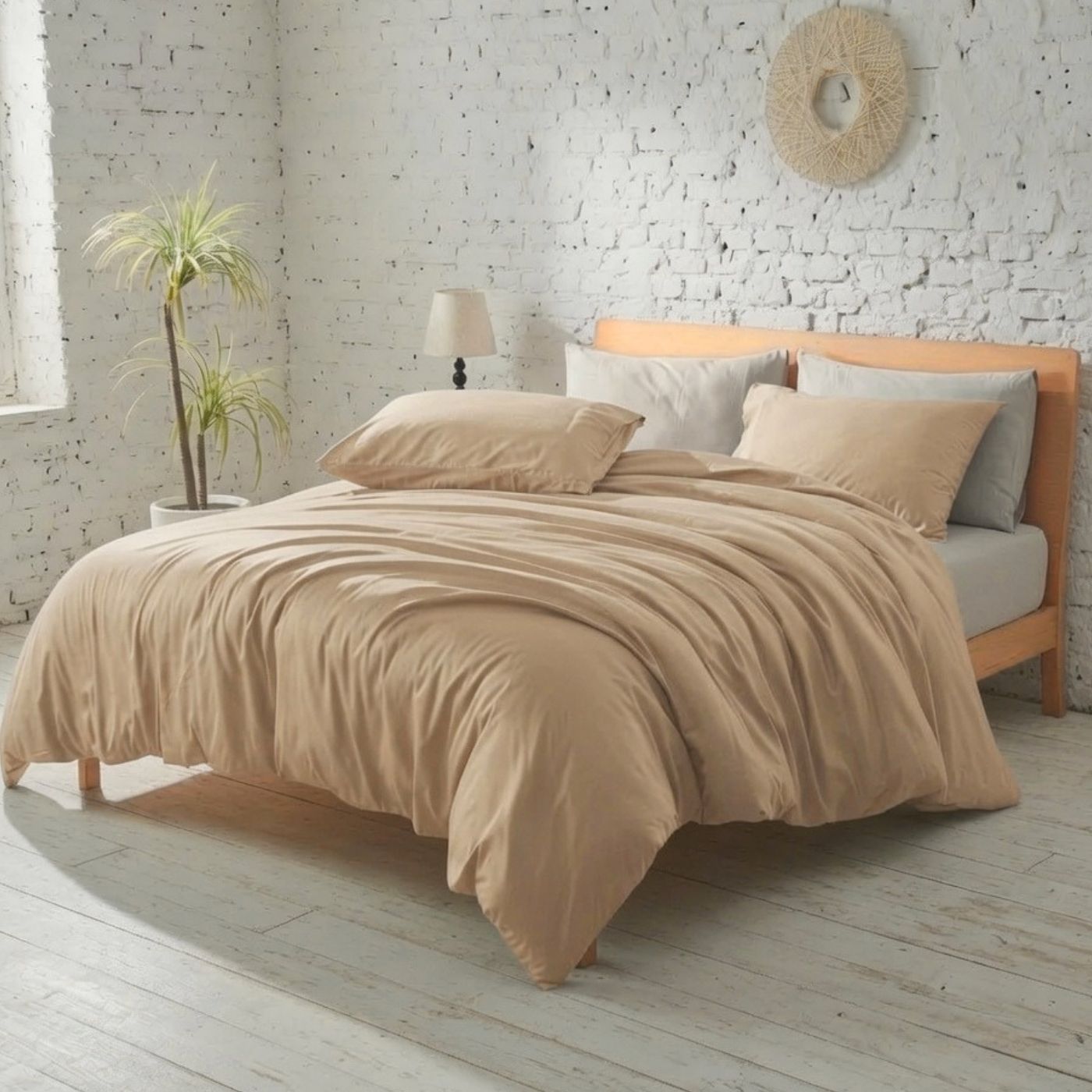 CrispWeave Cotton Duvet Cover Set