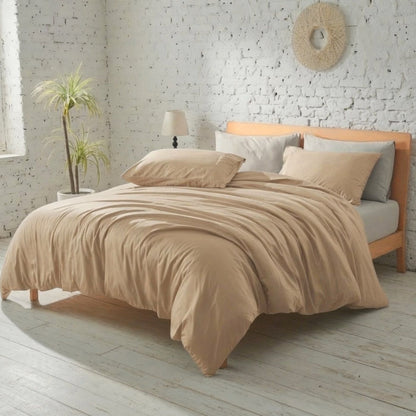 CrispWeave Cotton Duvet Cover Set