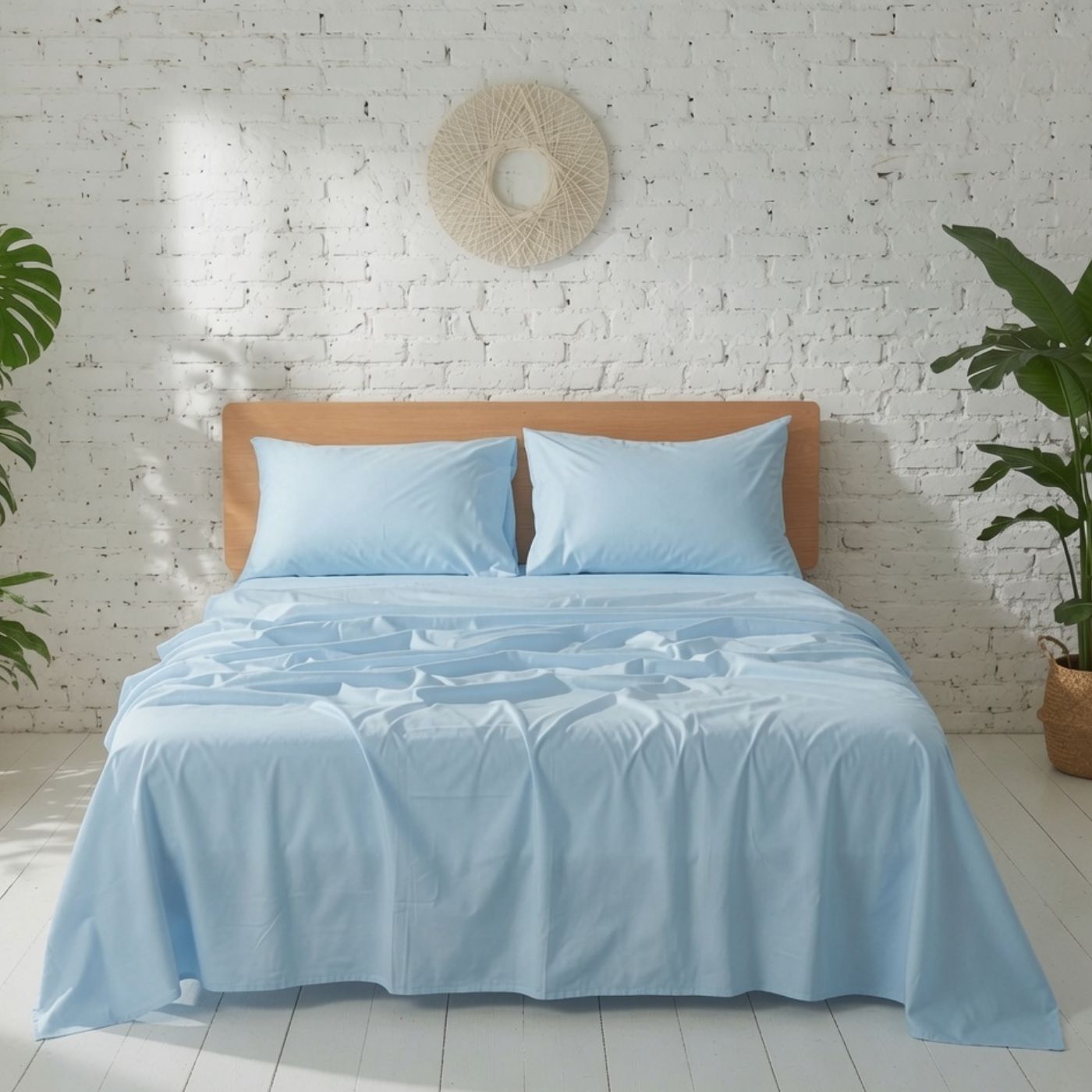 CrispWeave Cotton Bedsheet Cover Set