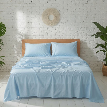 CrispWeave Cotton Bedsheet Cover Set