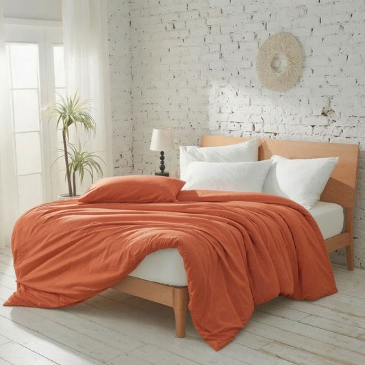CrispWeave Cotton Duvet Cover Set